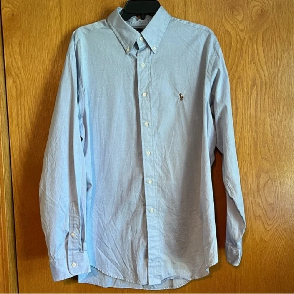 Polo Ralph Lauren size 17/XL light blue dress shirt